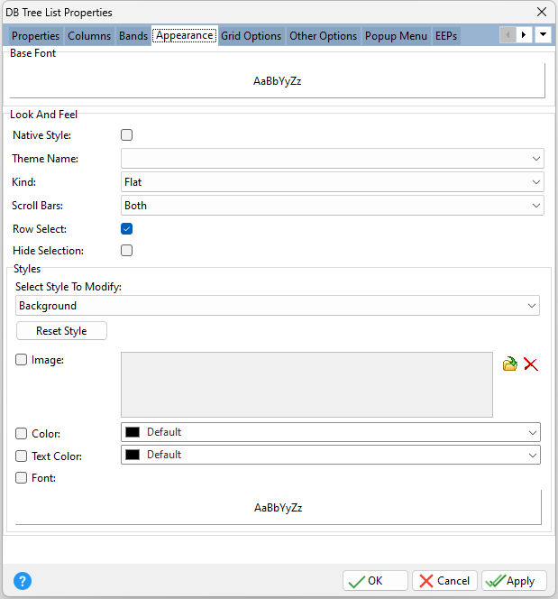DBTreeList_Appearance