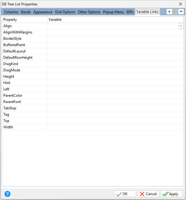 DBTreeList_VarLinks