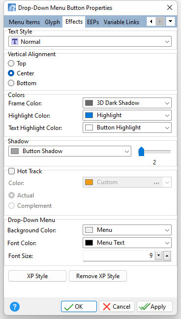 DropDownButton_Effects
