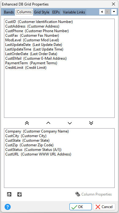 EnhancedDBGrid_Columns